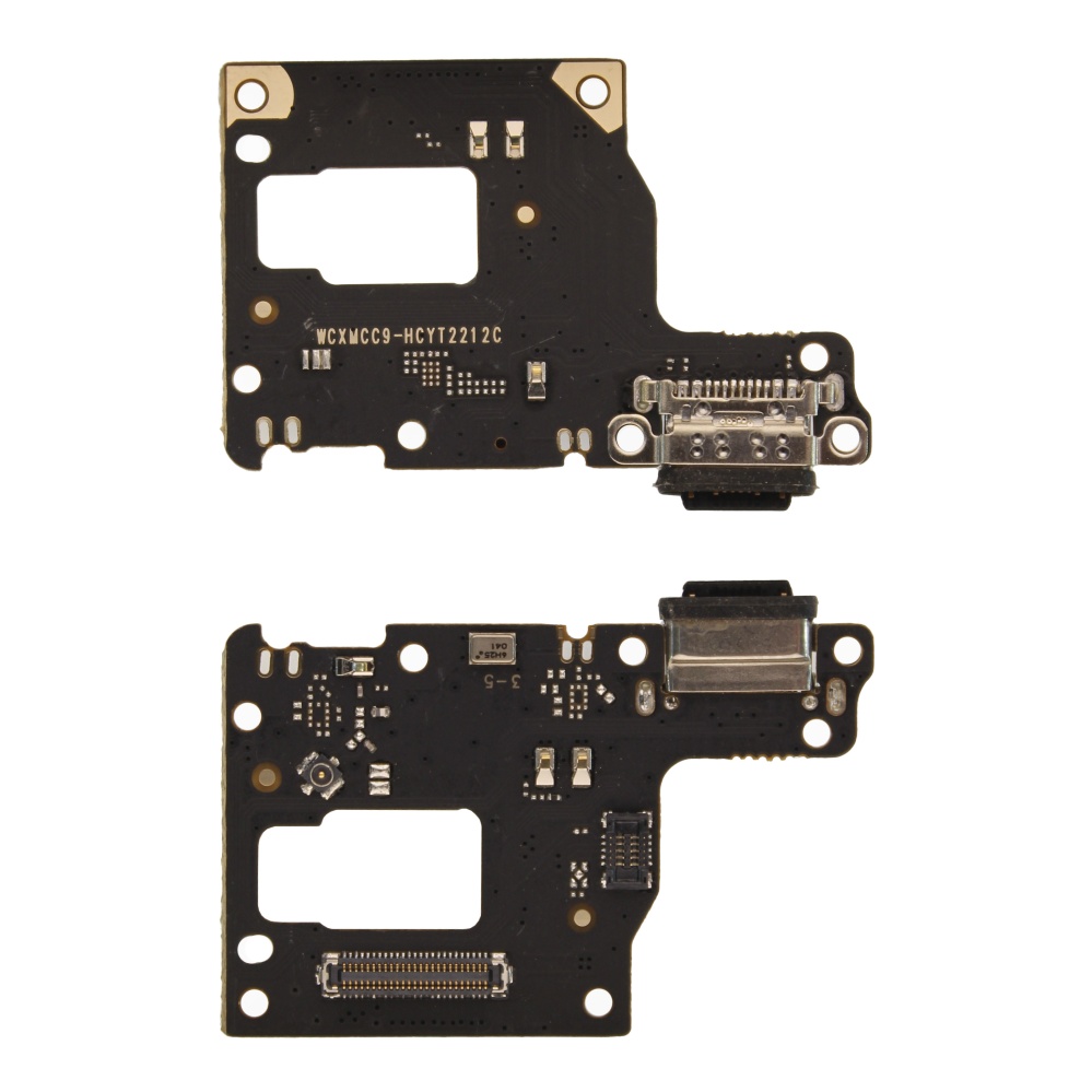 Шлейф Xiaomi Mi 9 Lite плата системный разъем/микрофон