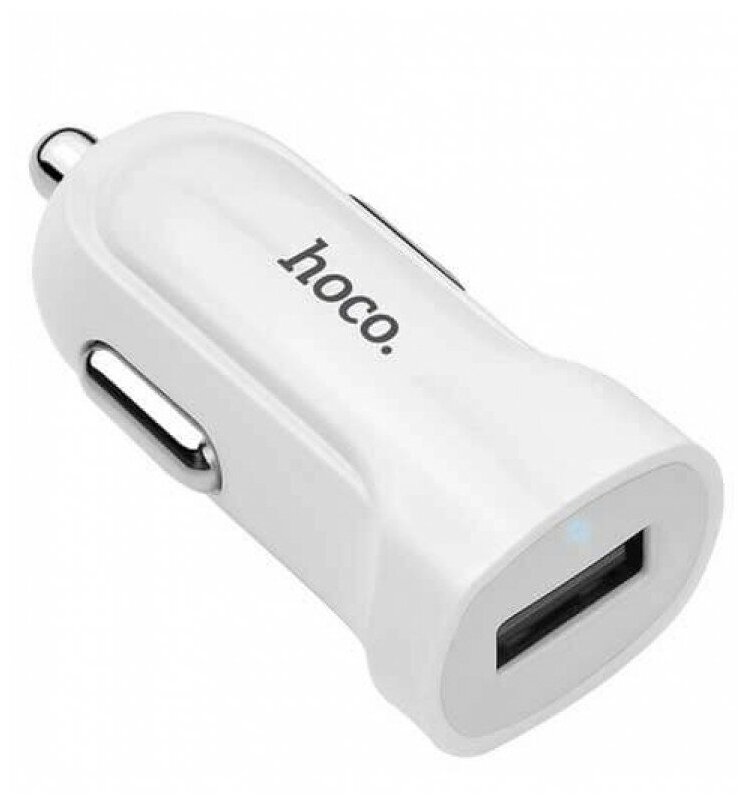 Автомобильное зарядное устройство USB Hoco Z2 (1.5A) (Белый) Автомобильное зарядное устройство USB Hoco Z2 (1.5A) (Белый)