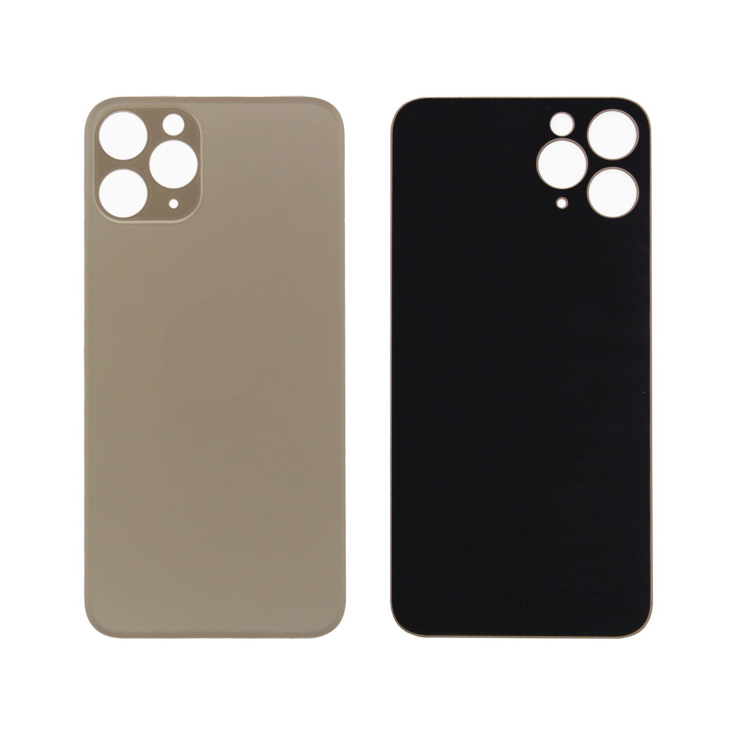 Задняя крышка iPhone 11 Pro (Золотой) - с широким вырезом