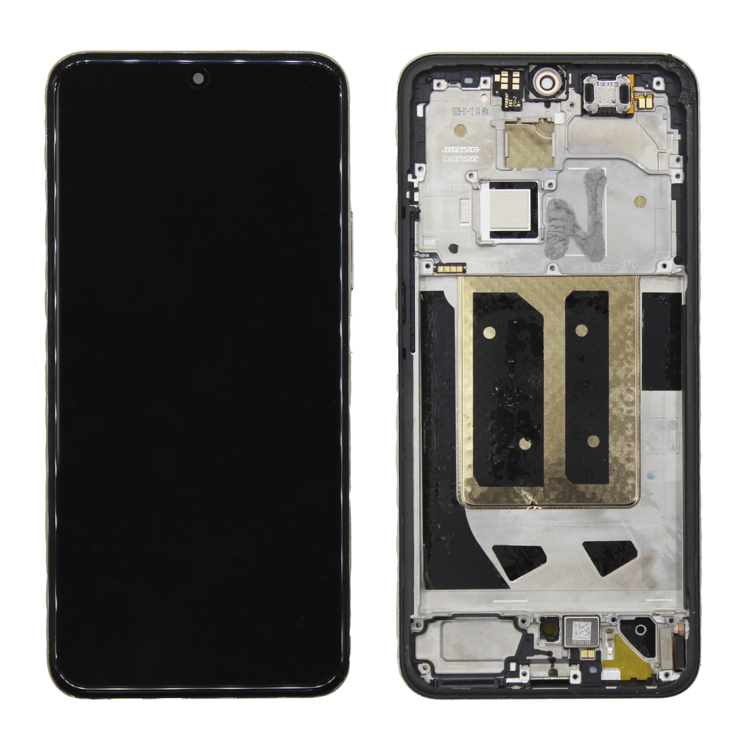 Дисплей в сборе с тачскрином для Realme 14 Pro Plus (Черный) - в рамке новый (OR SP) (+влагозащита)