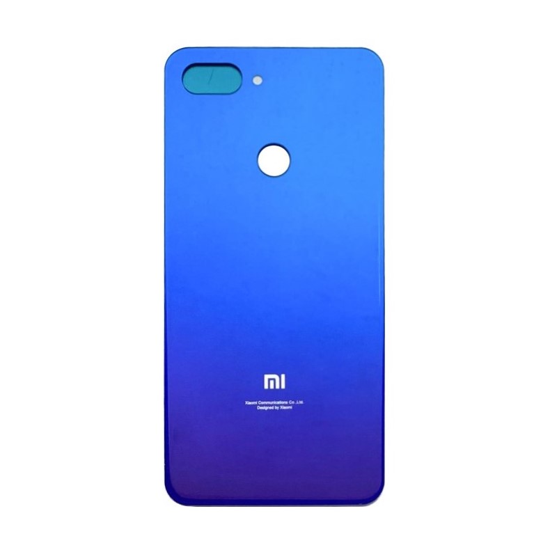 Задняя крышка Xiaomi Mi 8 Lite (Синий) - Премиум Задняя крышка Xiaomi Mi 8 Lite (Синий) - Премиум