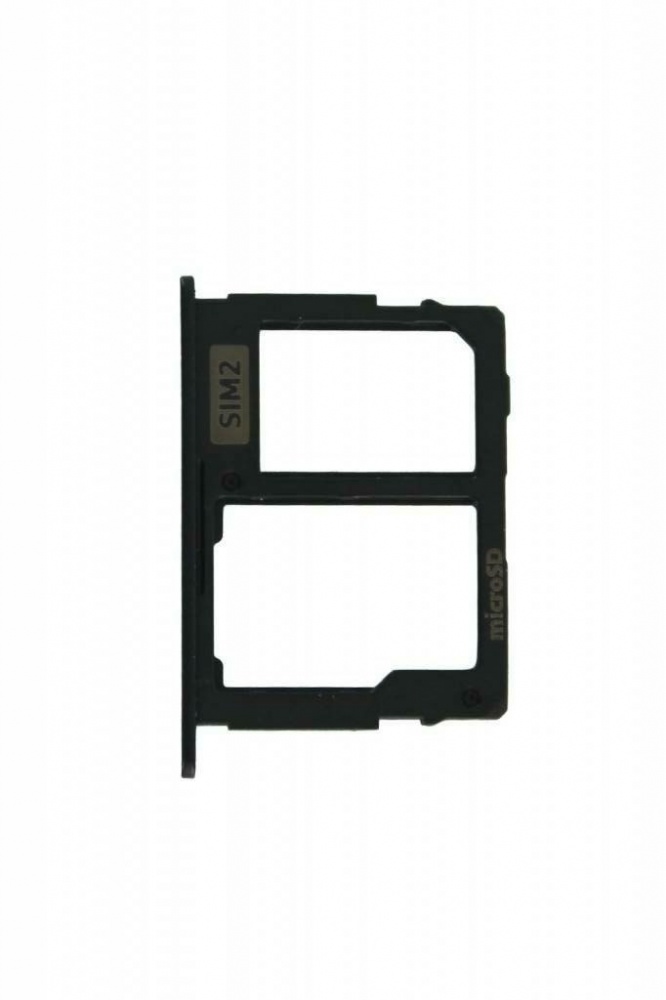 Контейнер SIM+MicroSD для Samsung J530/J730 (Черный) Контейнер SIM+MicroSD для Samsung J530/J730 (Черный)