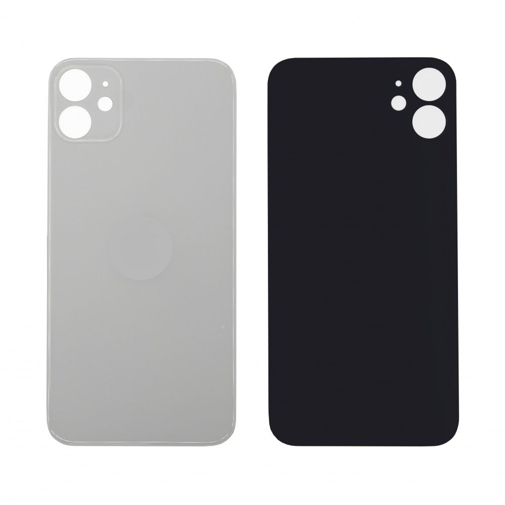 Задняя крышка iPhone 11 (Белый) - с широким вырезом Задняя крышка iPhone 11 (Белый) - с широким вырезом