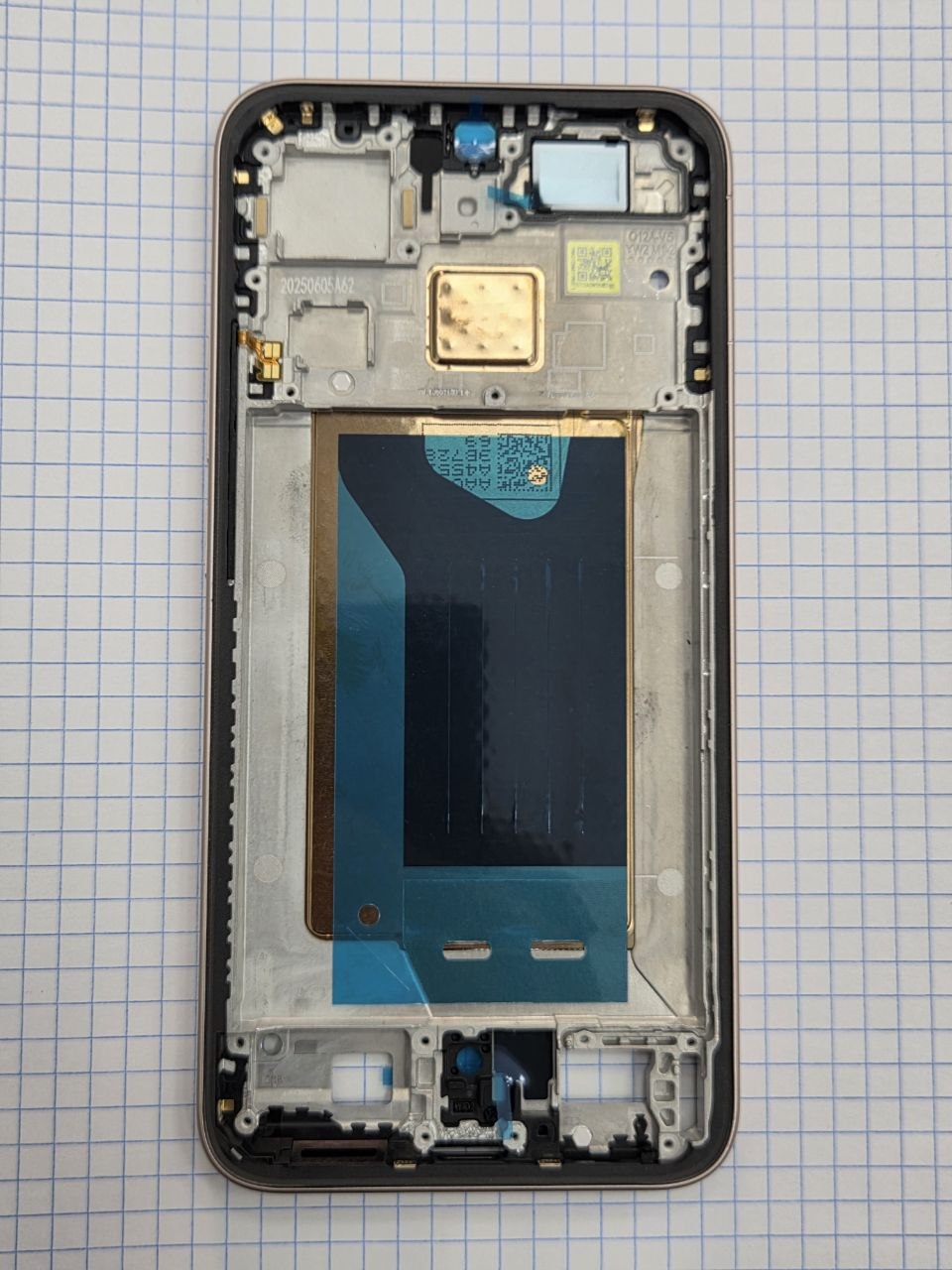 Рамка дисплея для Xiaomi 15T (Золото) - OR100%