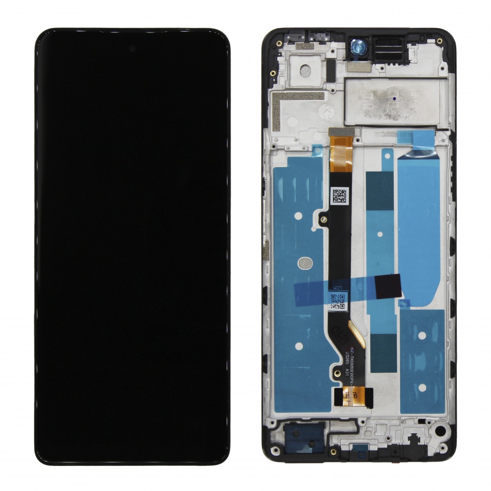 Дисплей в сборе с тачскрином для Tecno Pova 6 Neo (LI6) (Черный) - в рамке OR