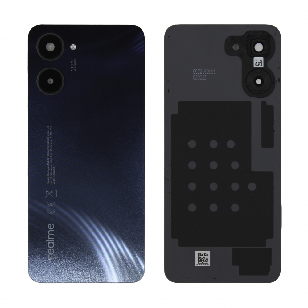 Задняя крышка Realme 10 (RMX3171) (Черный) - OR100% Задняя крышка Realme 10 (RMX3171) (Черный) - OR100%