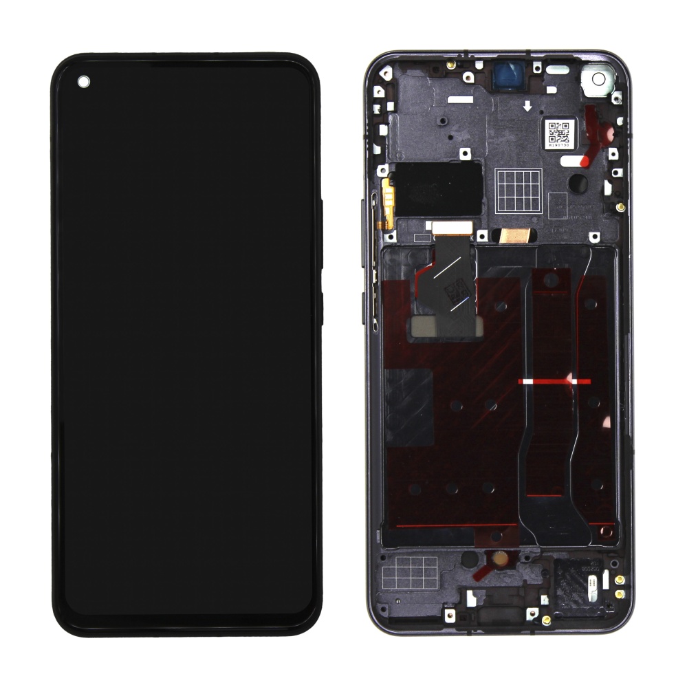 Дисплейный модуль для Huawei Honor 30/30 Premium/Nova 7 (BMH-AN10) (Черный) - в рамке OR