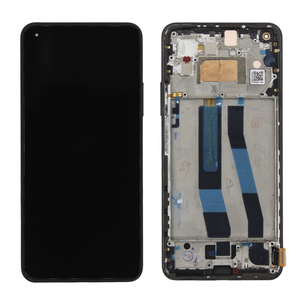 Дисплей в сборе с тачскрином для Xiaomi Mi 11 Lite (Черный) - в рамке OR Дисплей в сборе с тачскрином для Xiaomi Mi 11 Lite (Черный) - в рамке OR