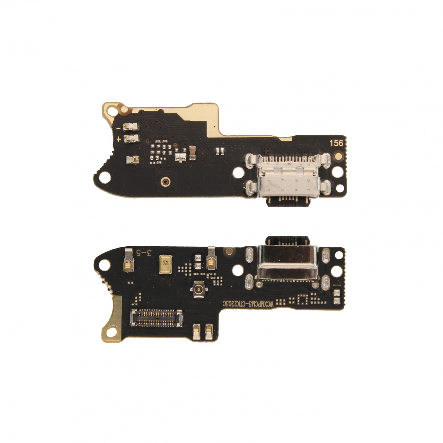 Шлейф Xiaomi Poco M3 на системный разъем/микрофон