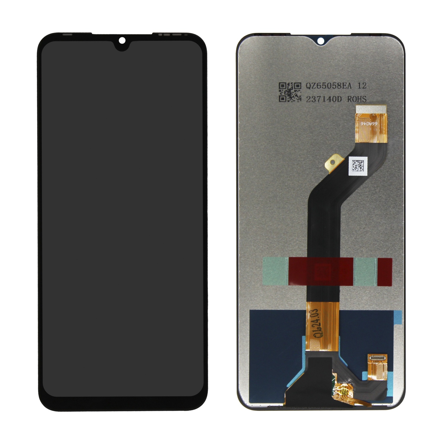 Дисплей в сборе с тачскрином для Tecno Pop 6 Pro (Черный) - OR