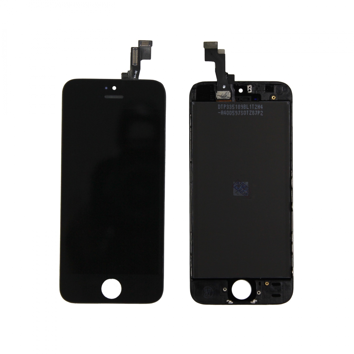 Дисплей в сборе с тачскрином для iPhone 5S/SE (Черный) - Премиум