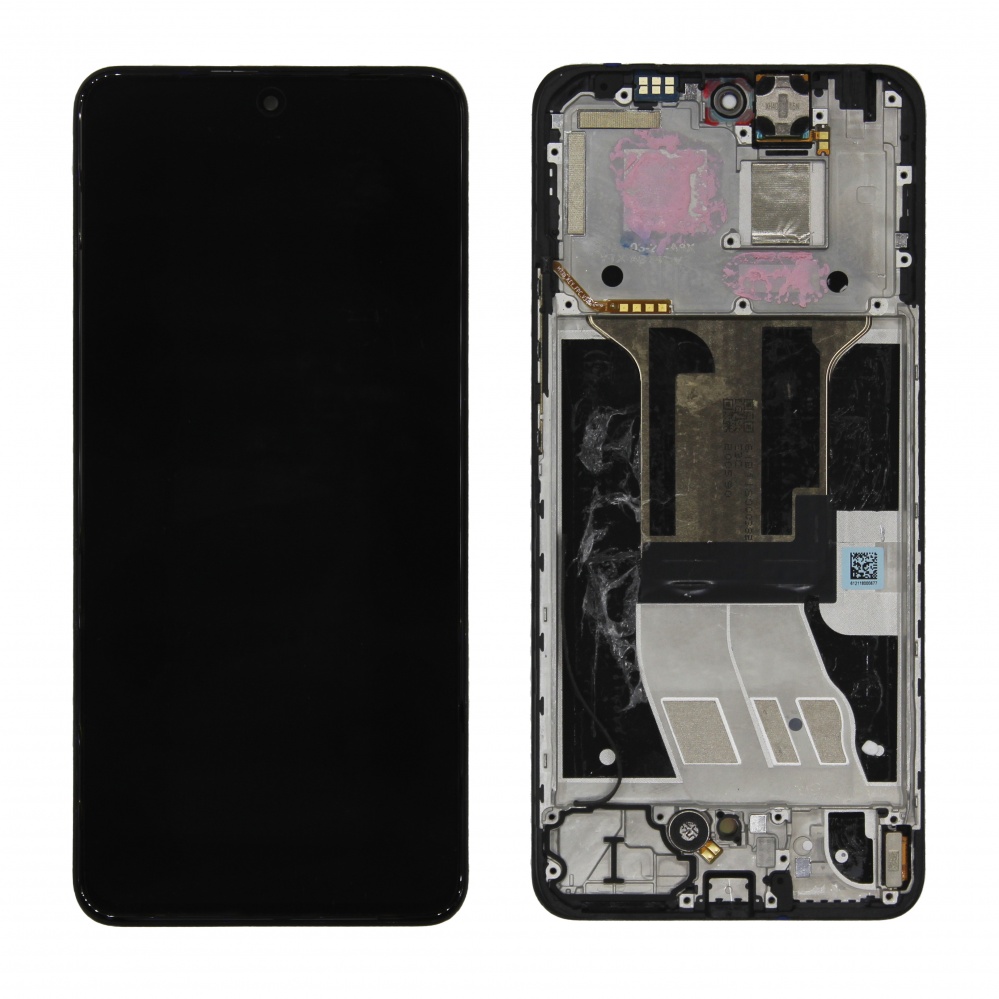 Дисплей в сборе с тачскрином для Realme 12 4G (Черный) - в рамке снятый OR100%