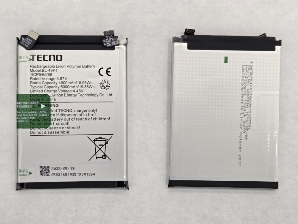 Аккумулятор для Tecno BL-49PT (Tecno Pova 5 Pro/Infinix Note 30 Pro/Note 30 VIP/GT 10 Pro/ Zero 30 4G ) - OR100%