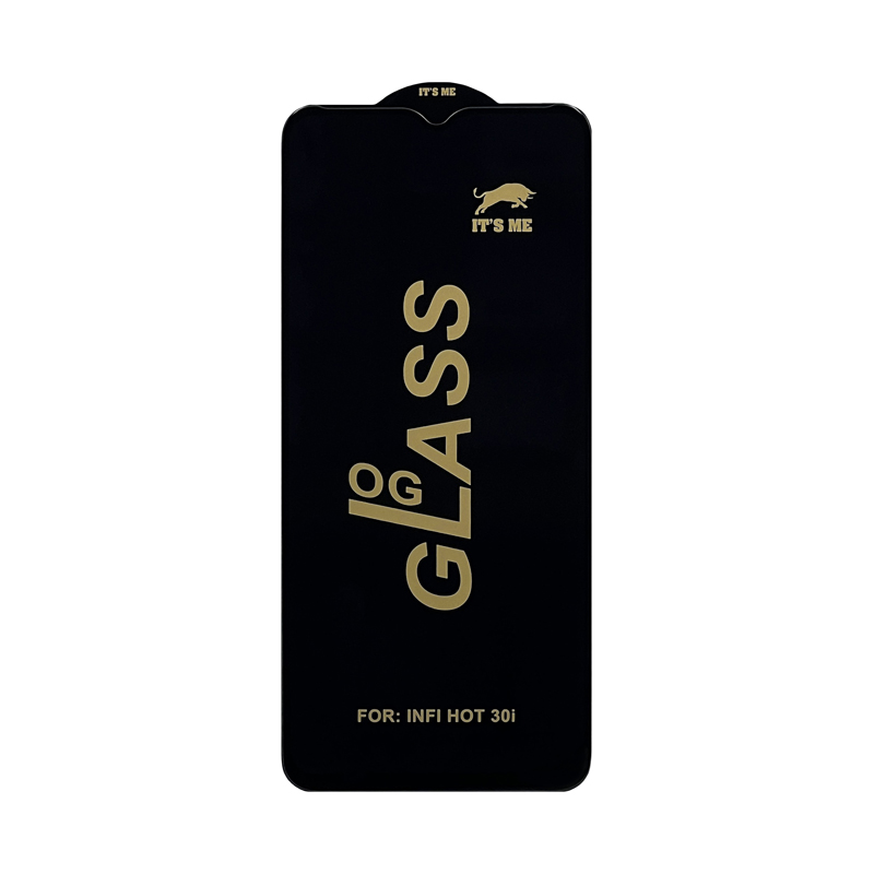 Защитное стекло "Полное покрытие" для Infinix Hot 30i (Черный) 