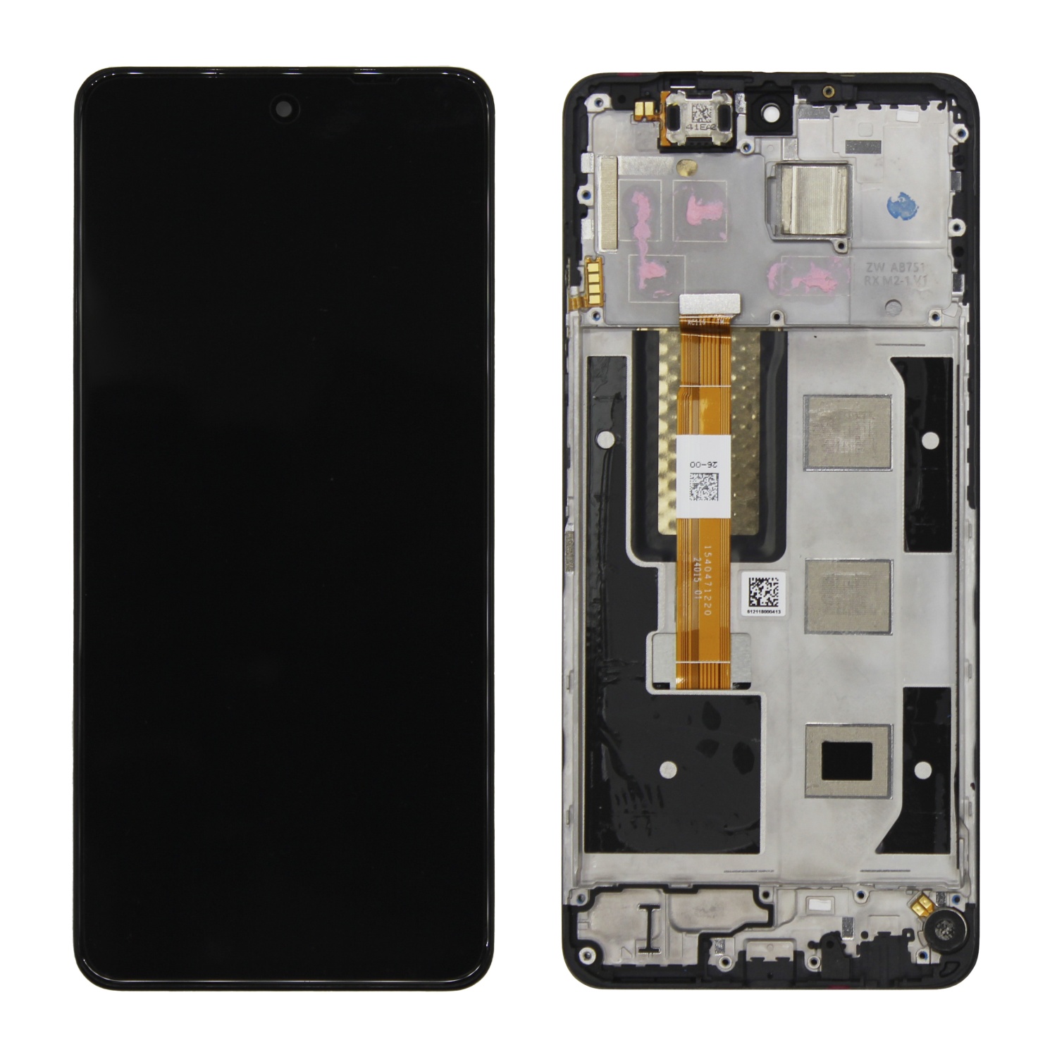 Дисплей в сборе с тачскрином для Realme 12 5G (Черный) - в рамке снятый (OR SP)