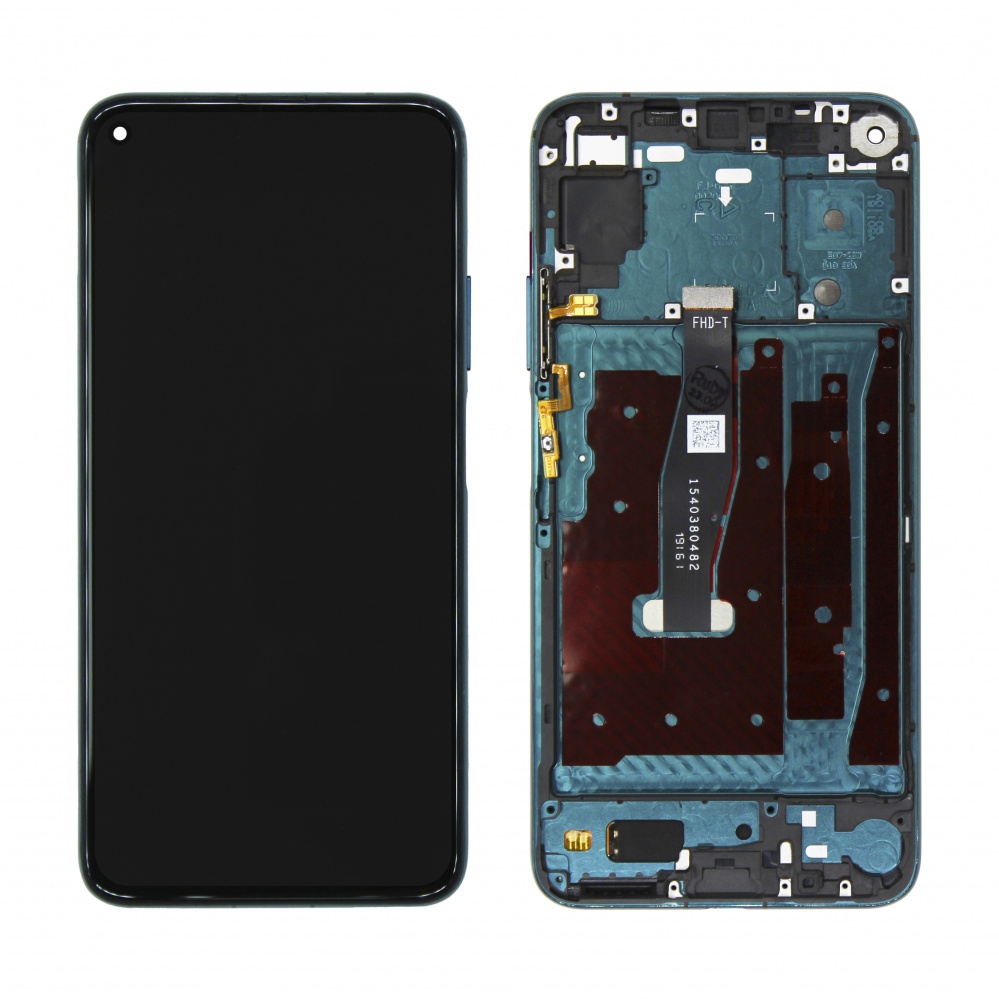 Дисплейный модуль для Huawei Honor 20/Nova 5T (YAL-L21/YALe-L71A) (Зеленый) - в рамке OR