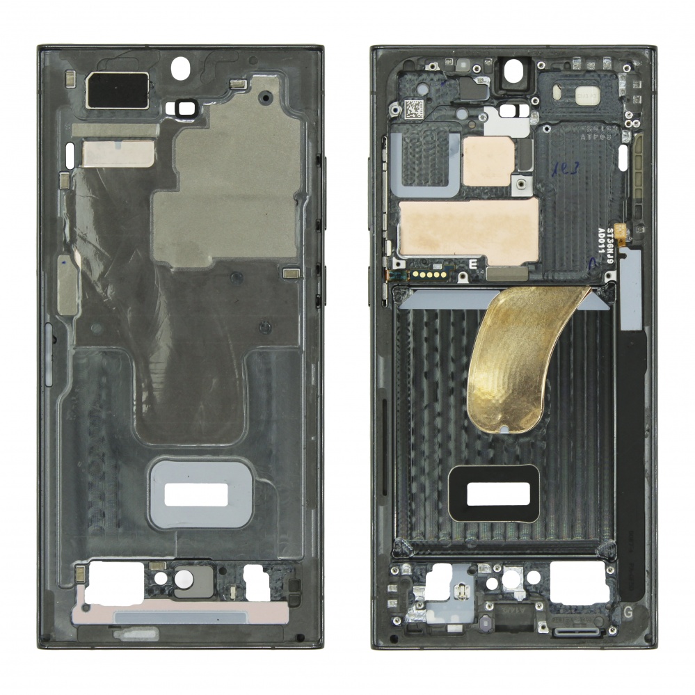 Рамка дисплея для Samsung S918B (S23 Ultra) (Зеленый) - снятый OR100% Рамка дисплея для Samsung S918B (S23 Ultra) (Зеленый) - снятый OR100%