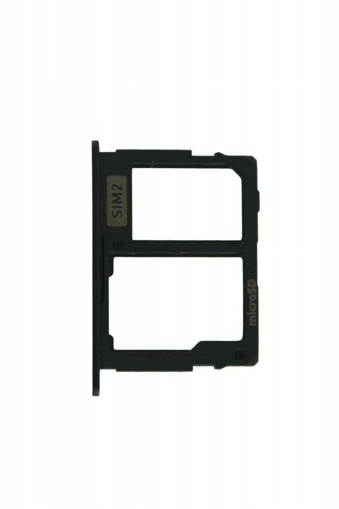 Контейнер SIM+MicroSD для Samsung J530/J730 (Черный) Контейнер SIM+MicroSD для Samsung J530/J730 (Черный)