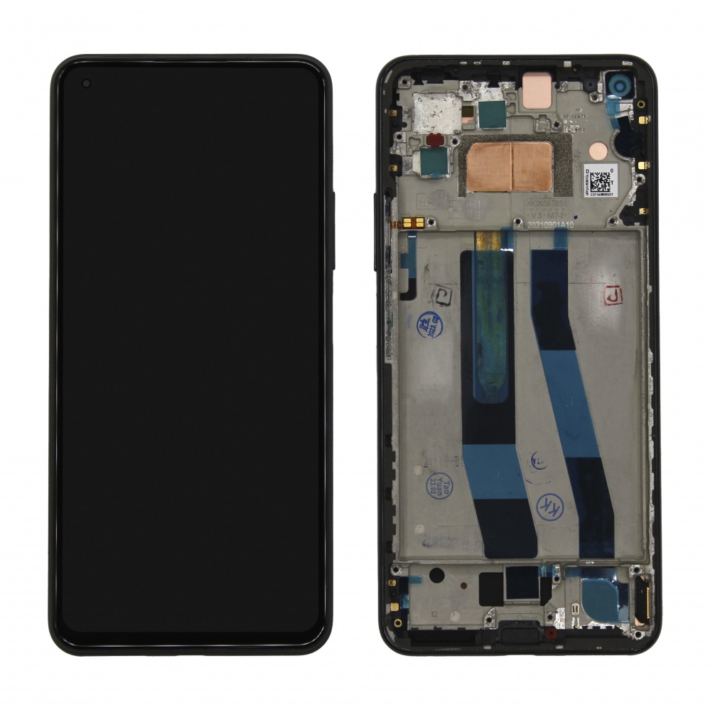Дисплей в сборе с тачскрином для Xiaomi Mi 11 Lite (Черный) - в рамке OLED Дисплей в сборе с тачскрином для Xiaomi Mi 11 Lite (Черный) - в рамке OLED