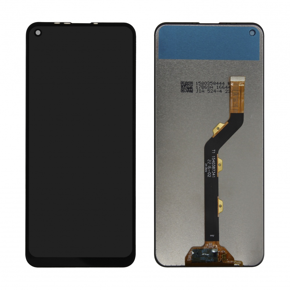 Дисплей в сборе с тачскрином для Tecno Camon 15 Air (Черный)