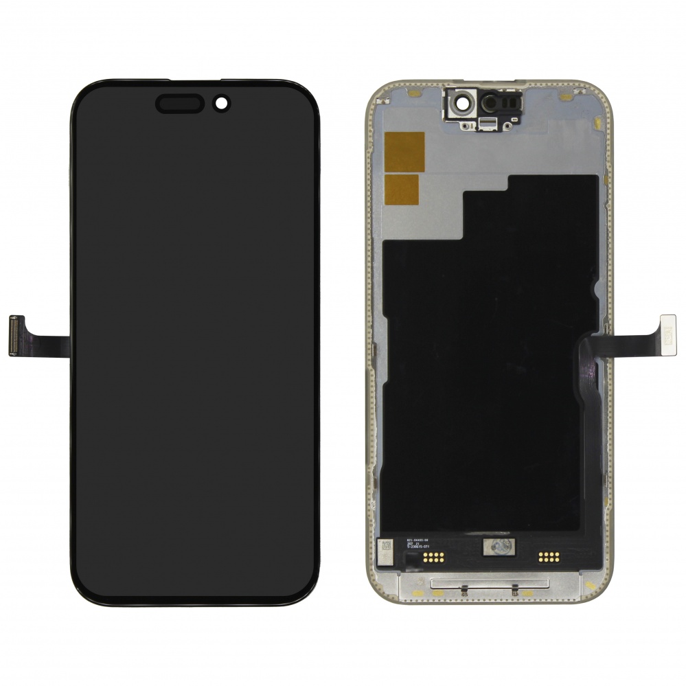 Дисплей в сборе с тачскрином для iPhone 15 Pro (Черный) - OR (Уценка)