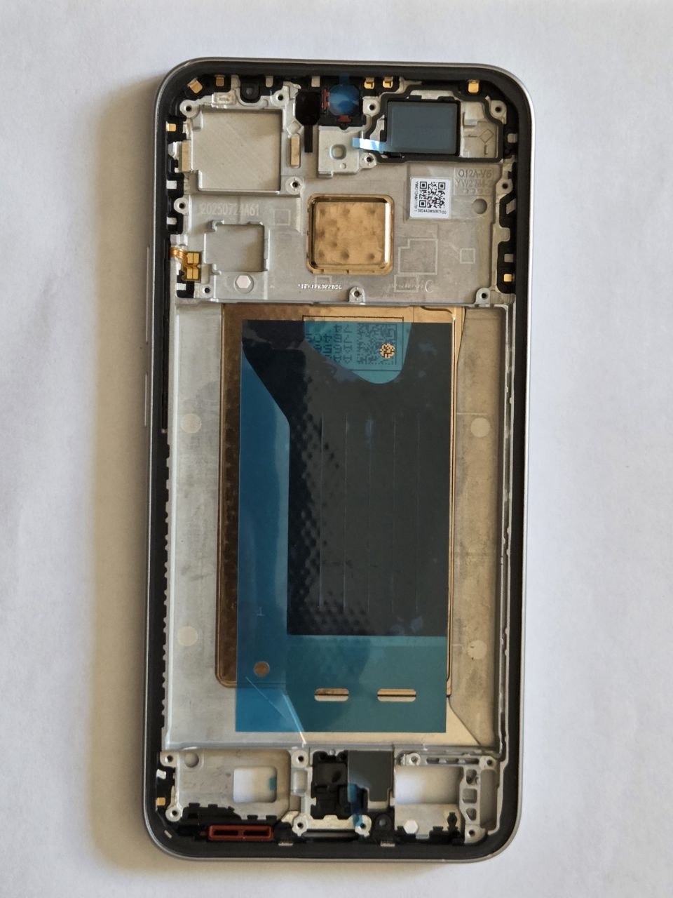 Рамка дисплея для Xiaomi 15T (Серебро) - OR100%