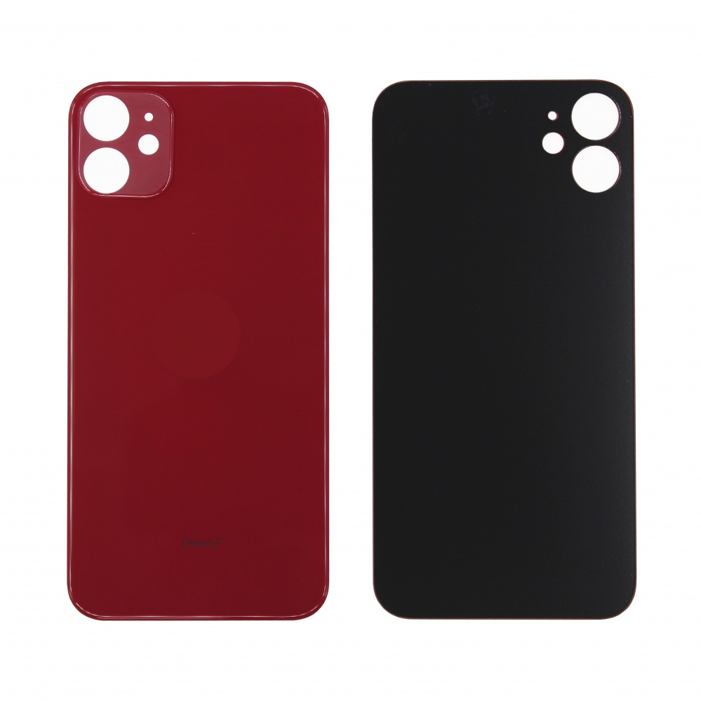 Задняя крышка iPhone 11 (Красный) - с широким вырезом Задняя крышка iPhone 11 (Красный) - с широким вырезом
