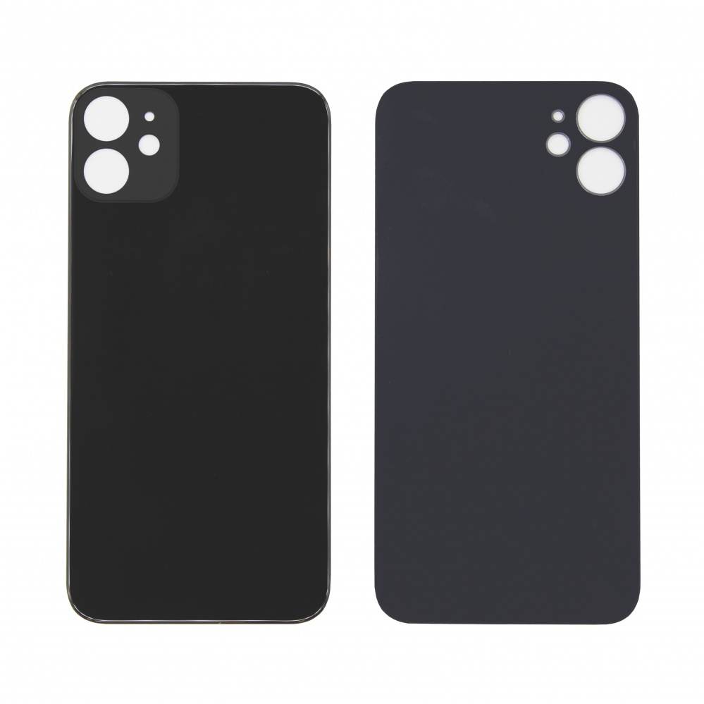 Задняя крышка iPhone 11 (Черный) - с широким вырезом Задняя крышка iPhone 11 (Черный) - с широким вырезом