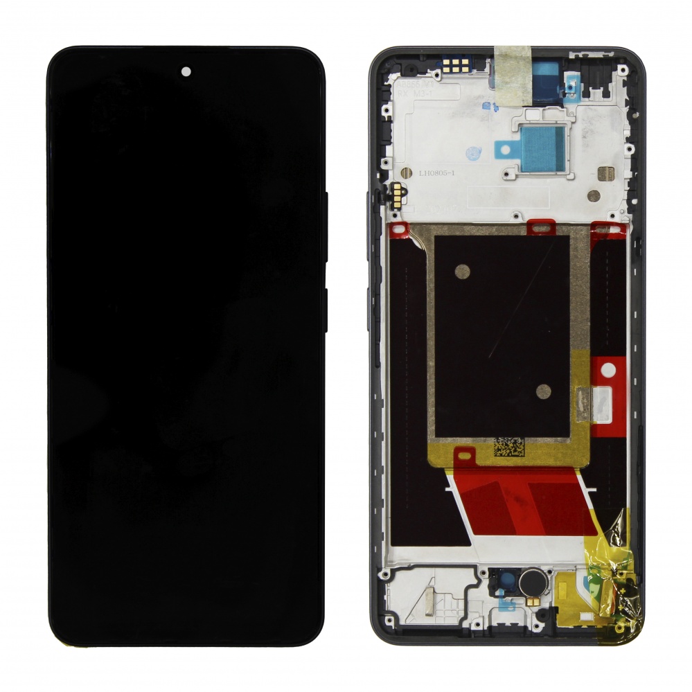 Дисплей в сборе с тачскрином для Realme 13 Plus (Черный) - в рамке снятый OR100%